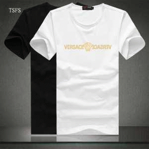 2016春夏 高評価の人気品 ヴェルサーチ VERSACE 半袖Tシャツ 2色可選