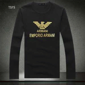 アルマーニ ARMANI 主役になる存在感 2016秋冬 長袖Tシャツ 3色可選