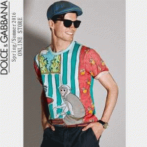 2016 高品質 人気 ドルチェ＆ガッバーナ Dolce&amp;Gabbana 半袖Tシャツ