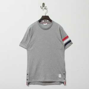 セレブ風  2015春夏物 THOM BROWNE トムブラウン 半袖 Tシャツ クールビズ