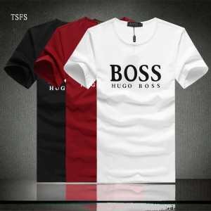 強い魅力を感じる一枚 2015春夏物 HUGO BOSS ヒューゴボス 半袖Tシャツ 3色可選