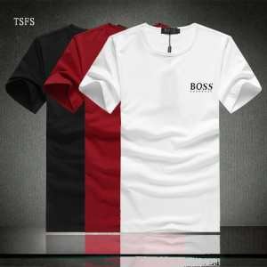 特別人気感謝SALE 2015春夏物 HUGO BOSS ヒューゴボス 半袖Tシャツ 3色可選