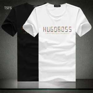 個性的なデザイン 2015春夏物 HUGO BOSS ヒューゴボス 半袖Tシャツ 2色可選