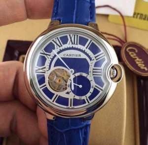 高品質 2015春夏物  CARTIER カルティエ  8色可選 Tourbillon トゥールビヨン 機械式 男性用腕時計