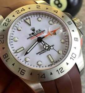 ランキング商品 ROLEX ロレックス   機械式（自動巻き）サファイヤクリスタル風防 男性用腕時計 4針クロノグラフ 日付表示