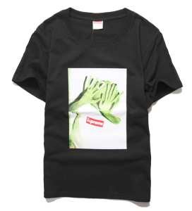 海外セレブ定番愛用 2015春夏物 SUPREME シュプリーム 半袖Tシャツ 2色可選