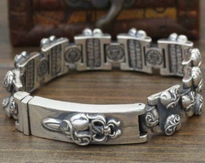 大人のおしゃれに CHROME HEARTS クロムハーツ シルバー925 ブレスレット