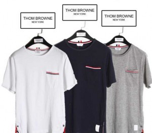 肌触りが気持ちいい トムブラウン THOM BROWNE 半袖Tシャツ