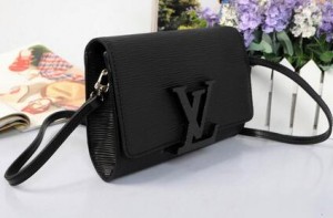 OL風通勤バッグ　ルイヴィトン LOUIS VUITTON　ショルダー バッグ　ブラック　レデイース.