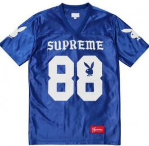 吸汗性に優れた　Supreme シュプリーム 　半袖ジャージー　ブルー.