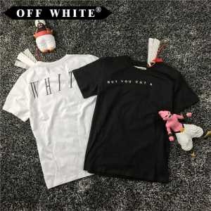 ランキング商品 2017 オフホワイト OFF-WHITE 半袖Tシャツ 2色可選