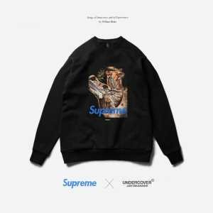 undercover×Supreme 2017 ★安心★追跡付  プルオーバーパーカー ブラック