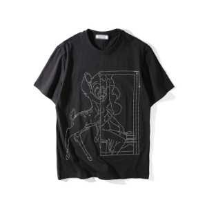 素敵 2017 半袖Tシャツジバンシー GIVENCHY ダイヤ付き 男女兼用 クールビズ