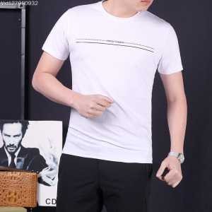薄手 17春夏 ARMANI アルマーニ 3色可選 個性的なデザイン 半袖Tシャツ