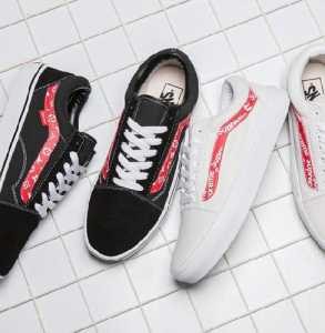 2017新作入荷最新作 Vans X Champion X Supreme   スニーカー 2色可選