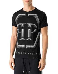 17 3色可選 スタイルアップ効果 フィリッププレイン PHILIPP PLEIN 半袖Tシャツ