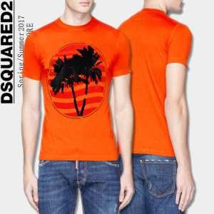 2色可選 ディースクエアード DSQUARED2 【人気ブログ掲載】 半袖Tシャツ 2017