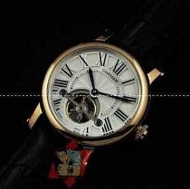 超激得100%新品のパシャC メリディ アン グランデデイト ボーイズ 腕時計 SS ステンレス ビッグデイト ブラックベルト カルティエ 時計 メンズ 自動巻き オートマCartier.