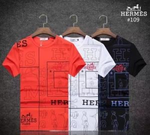 吸汗速乾 2017春夏 HERMES エルメス 長く愛用できる 3色可選 半袖Tシャツ