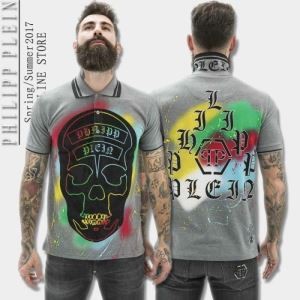 カッコいい印象を付ける 半袖Tシャツ ポップ 3色可選 2017春夏 PHILIPP PLEIN フィリッププレイン