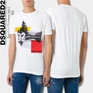 半袖Tシャツ 17春夏 3色可選 希少価値大！ DSQUARED2 ディースクエアード