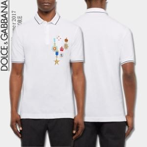 2色可選 2017春夏 Dolce&Gabbana ドルチェ＆ガッバーナ 半袖Tシャツ ランキング商品