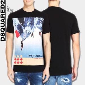 DSQUARED2 ディースクエアード 2017春夏 半袖Tシャツ 3色可選 魅力ファッション
