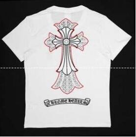 Chrome Hearts 品質保証安いクロス ホワイト クロム ハーツ スーパー コピー 半袖Tシャツ.