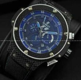 ブルー文字盤 ウブロ 時計 メンズ ビッグバン お得格安の自動巻き ウォッチ Hublot ウニコ キングブラック セラミック メンズ腕時計.