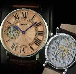 自動巻き 3針 カルティエ 時計 サントス 数量限定格安 CARTIER 機械式の防水機能 メンズ腕時計.