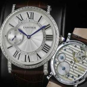 日本製クオーツ 2針 自動卷のCARTIER  サファイヤクリスタル風防 カルティエ 人気 メンズ腕時計 人気定番得価.