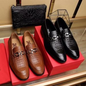 ファッション 人気 フェラガモ FERRAGAMO 2017秋冬季超人気  2色可選 革靴