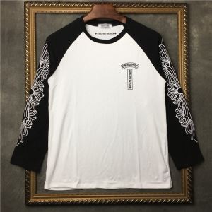 長袖Tシャツ シンプル 2017秋冬 大絶賛の履き心地! クロムハーツ CHROME HEARTS