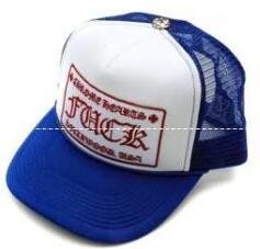 超激得高品質Chrome Heartsクロムハーツコピー【TRUCKER CAP/トラッカーキャップ】キャップFUCKパッチクロスボール付メッシュ帽子