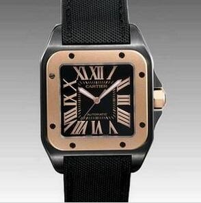 超人気Cartierカルティエスーパーコピー腕時計　メンズ　時計　ゴルード　ブラック　半自動卷クオーツ ウォッチ