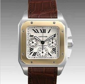 高性能Cartierカルティエ新作　腕時計コピー半自動卷 時計　ゴルード　カーキ　レザーベルト　男女兼用　デイトカレンダーウオッチ