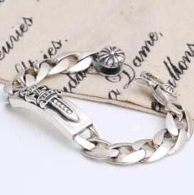 強い存在感CHROME HEARTS クロムハーツシルバー925 ブレスレット　アクセサリー 人気