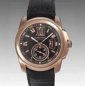 超限定即完売CARTIERカルティエ 腕時計人気メンズ用　腕時計　偽物　ゴルード　デイトカレンダーウオッチ　レザーベルト時計　