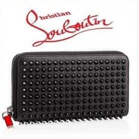 上品クリスチャンルブタン 財布 コピーラウンドファスナースパイクスウォレットChristian Louboutin