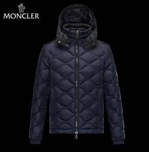 洗練されたモンクレールダウンジャケット通販店メンズダウンモランデレスMONCLER MORANDIERESダウンアウターネイビー