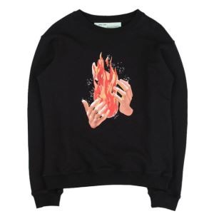 存在感のあるプルオーバーパーカー オフホワイト OFF-WHITE 2017秋冬季超人気