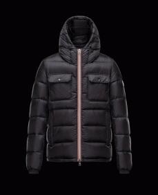 保温性の高い モンクレールメンズダウンジャケットMONCLER DEMAR フード付きブラック