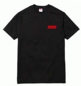 シンプルなシュプリームボックスロゴプリントＴシャツSUPREMEクールネック半袖2色可選