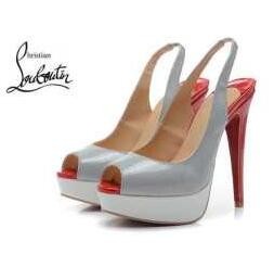 美しいルブタンレディース靴オープントゥサンダルCHRISTIAN LOUBOUTIN細いハイヒールドレスパーティー