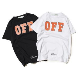 2色可 選完売再入荷  男女兼用 半袖Tシャツ 2017春夏 Off-White オフホワイト