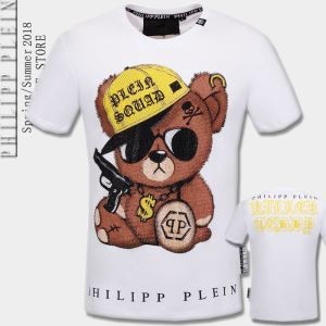 耐久性に優れ 半袖Tシャツ 2018春夏新作フィリッププレイン PHILIPP PLEIN 2色可選