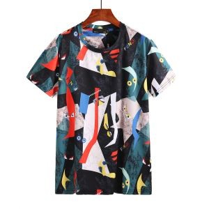 2018春夏新作 豊富なサイズ 半袖Tシャツ フェンディ FENDI 人気ブランド