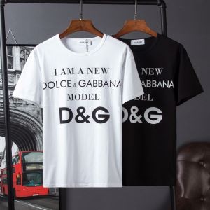 ファション性の高い半袖Tシャツ ドルチェ＆ガッバーナ Dolce&Gabbana 2色可選   2018春夏新作