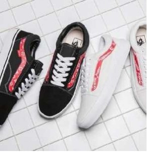 18SS シュプリーム 激安 SUPREME x LOUIS VUITTON x VANS カジュアルシューズ クラシックロゴ 男女兼用 2色可選