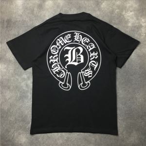 おしゃれ 2018SS CHROME HEARTS 人気セール クロムハーツ偽物 chrome hearts logo スタリート 半袖Ｔシャツ 2色可選